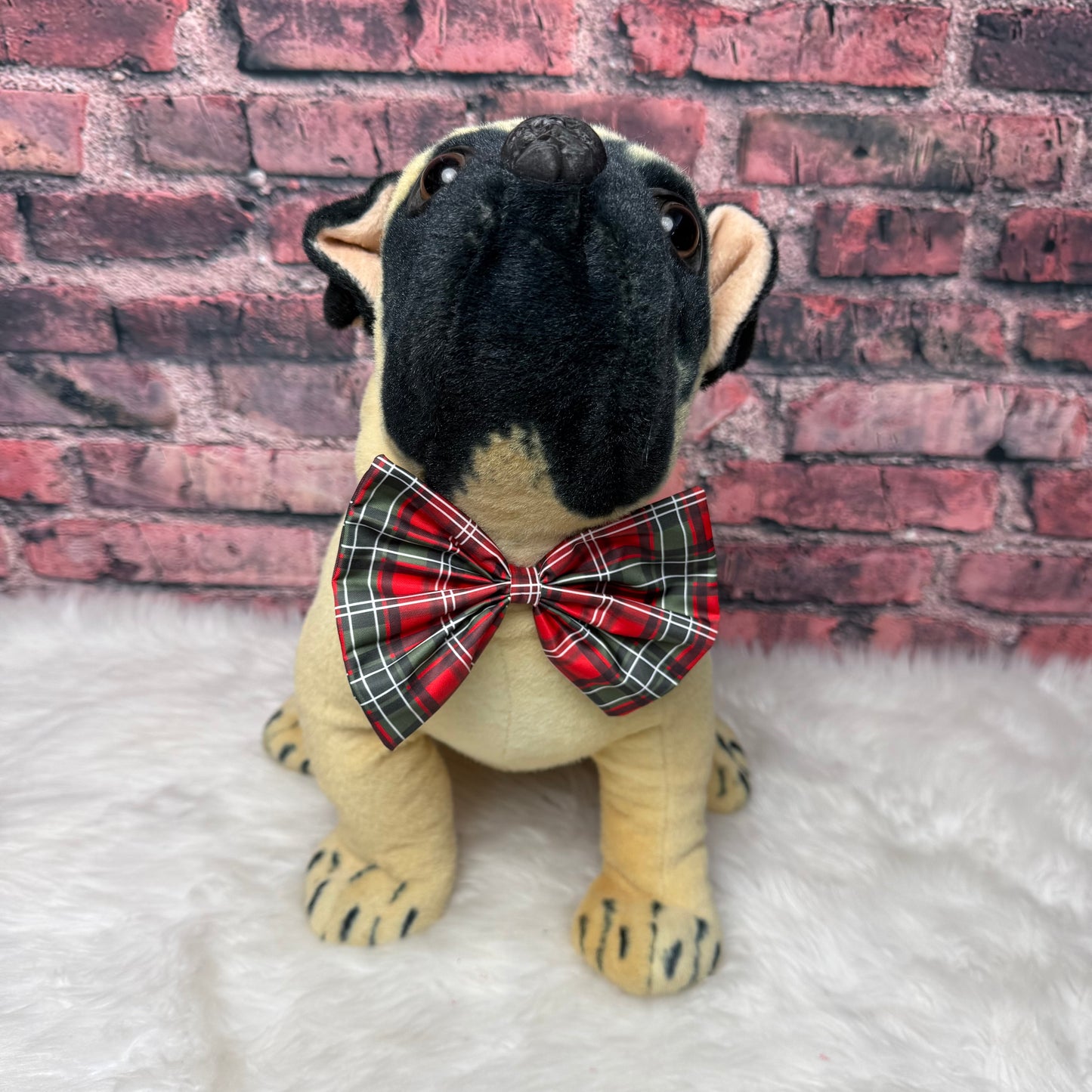 Christmas Plaid Bow tie 4 pack