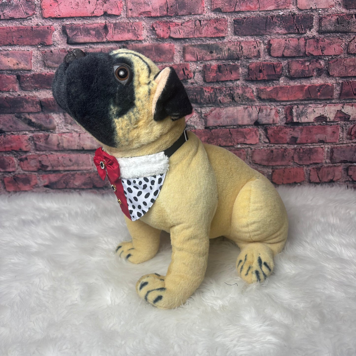 Dalmatians W/ Fur Bib - 4 Pack