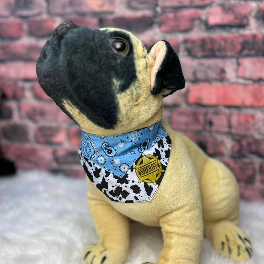 COW PRINT BOY BIB 4 pack