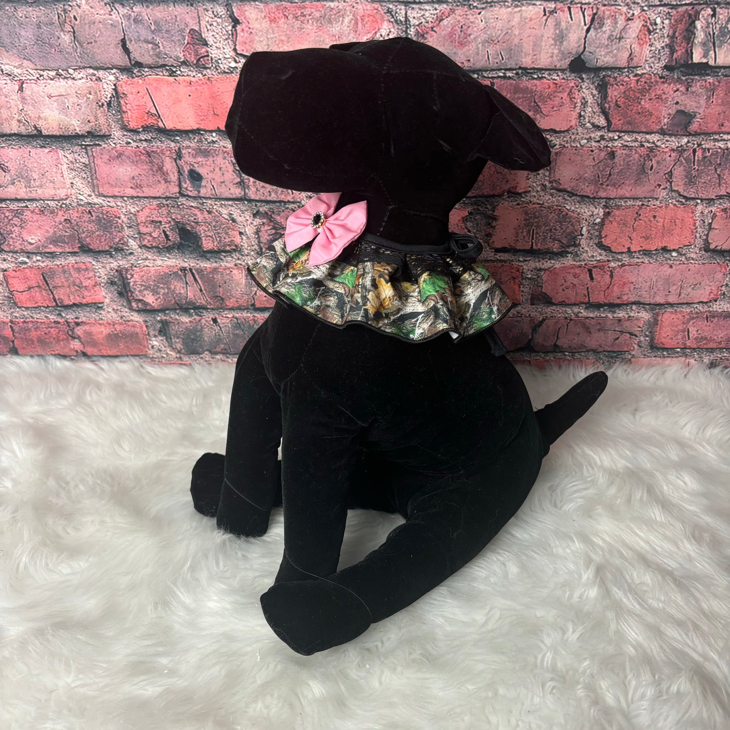 CAMO TIE ON RUFFLE 4 PACK