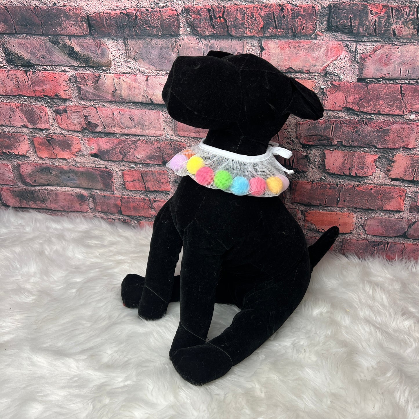 POM POM TIE ON RUFFLE 4 PACK- (LARGE POMS)