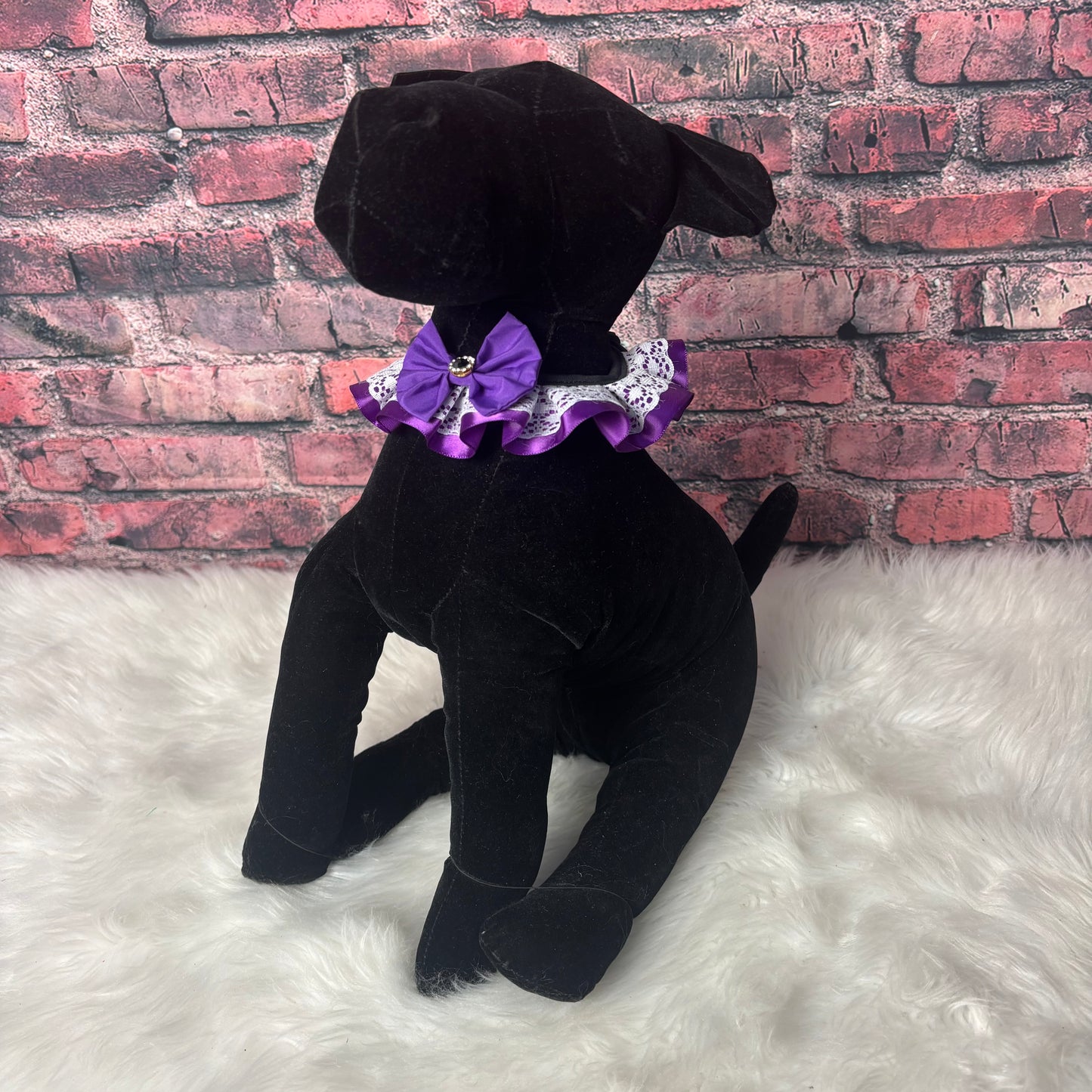 Purple Satin Ribbon Ruffle - 4 Pack