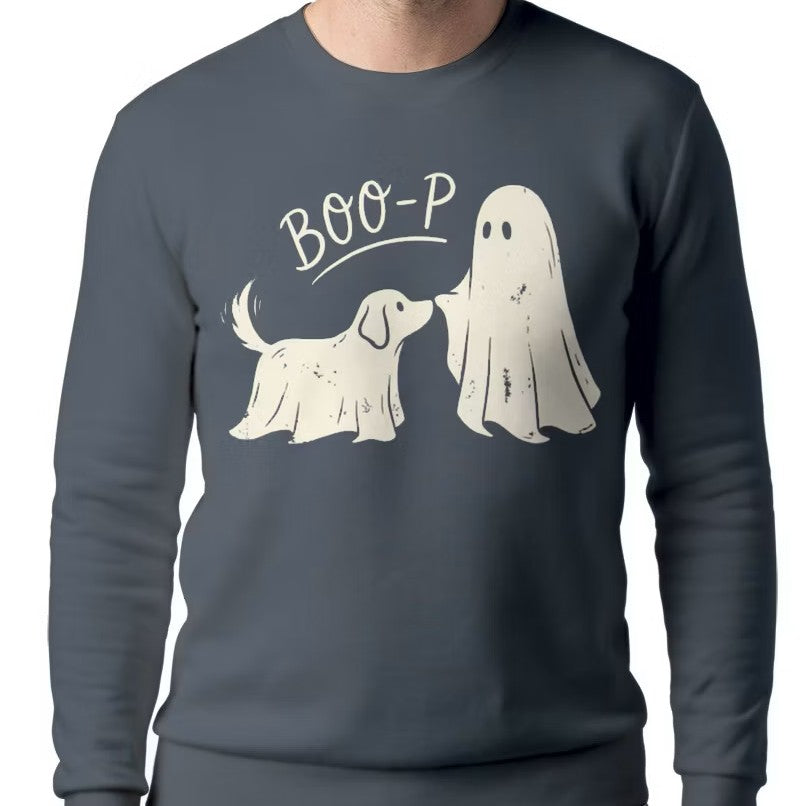 BOO-P SWEATSHIRT-GREY