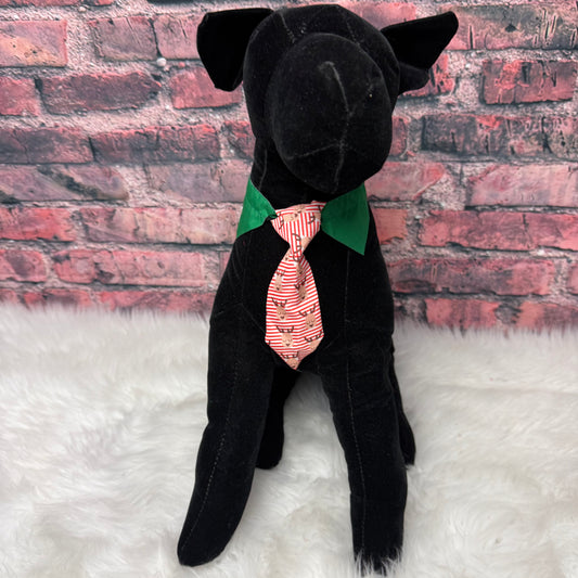Stripped Reindeer Tie Small -4 pack