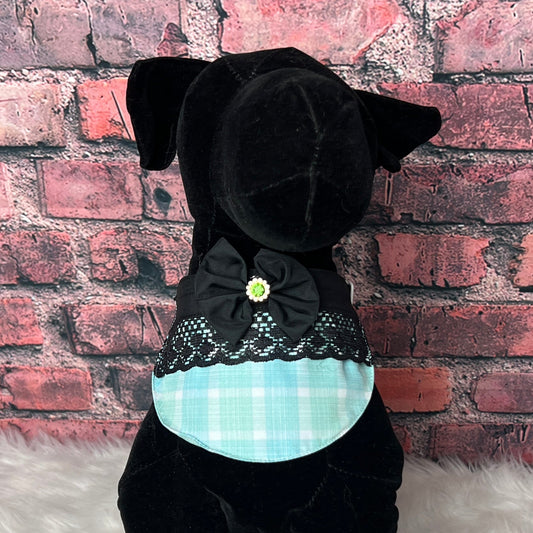 PASTEL PLAID GIRL BIB- 4 PACK