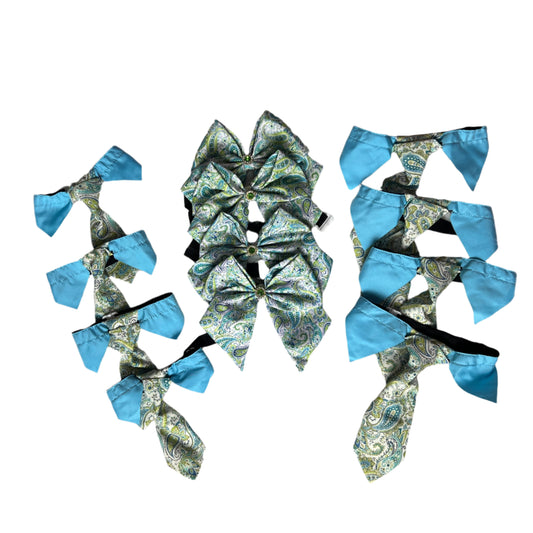 PASTEL GREEN PAISLEY BUNDLE-12 PC