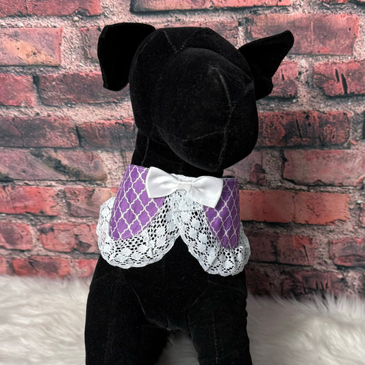 PURPLE LATTUS- GIRL BLOUSE-6 PACK