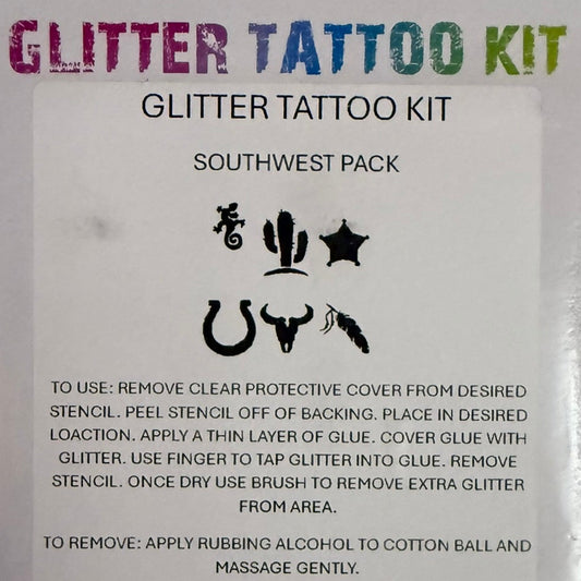 GLITTER TATTOO KIT- SOUTHWEST