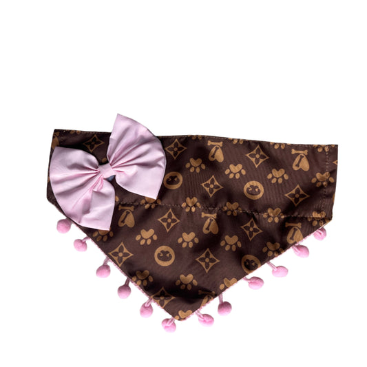 LOUIS PUPTON OTC BANDANA W/POMS - 4 pack