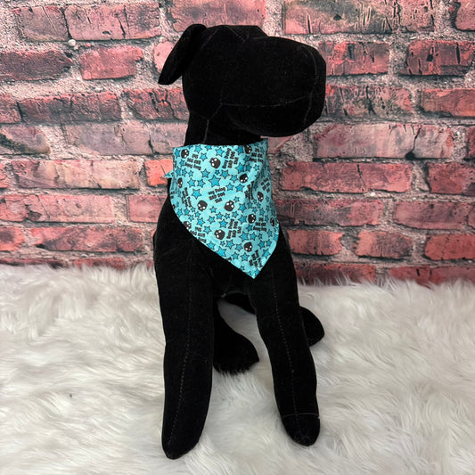 Busy doing Bad Shit Bandana Blue - 10 pack - Small (16")