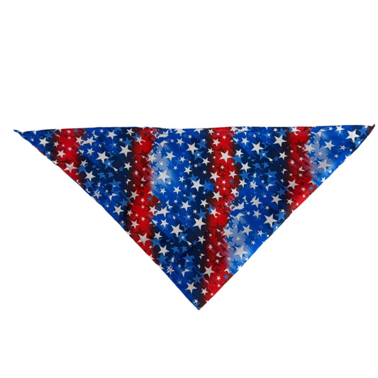 Red and Blue Stripe Bandana - M/L- 8 pack (26 inch)
