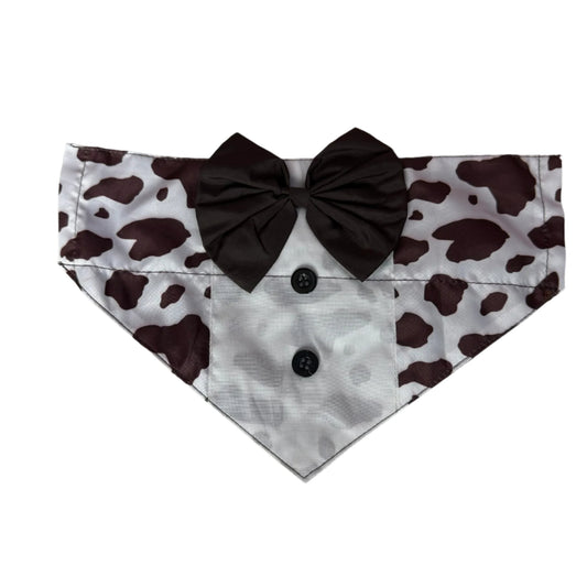 COW PRINT SHIRT OTC BANDANA - 4 PACK