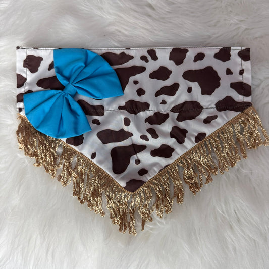 COW PRINT GIRL OTC BANDANA - 4 PACK