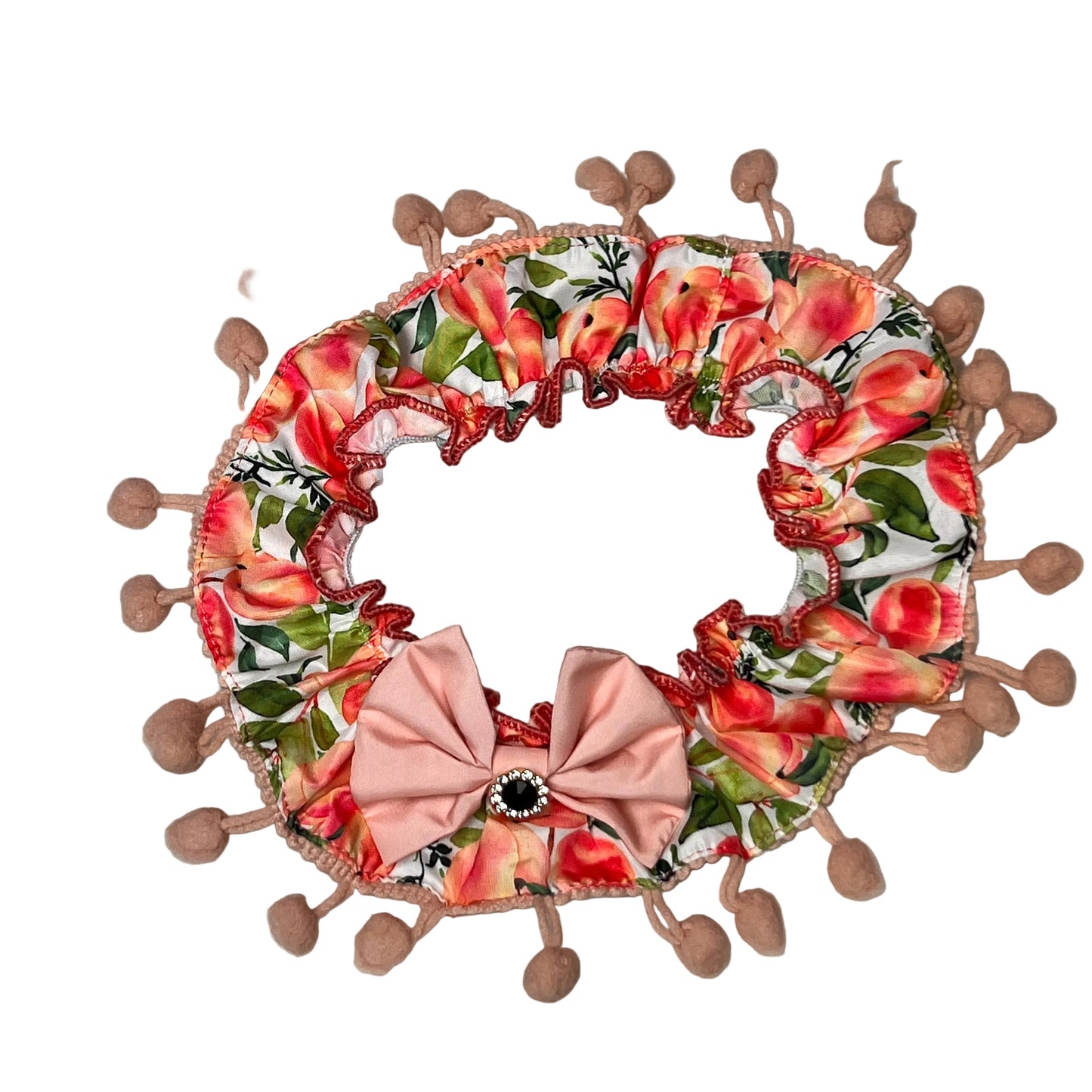 NEW PEACH ELASTIC RUFFLE 4-PACK