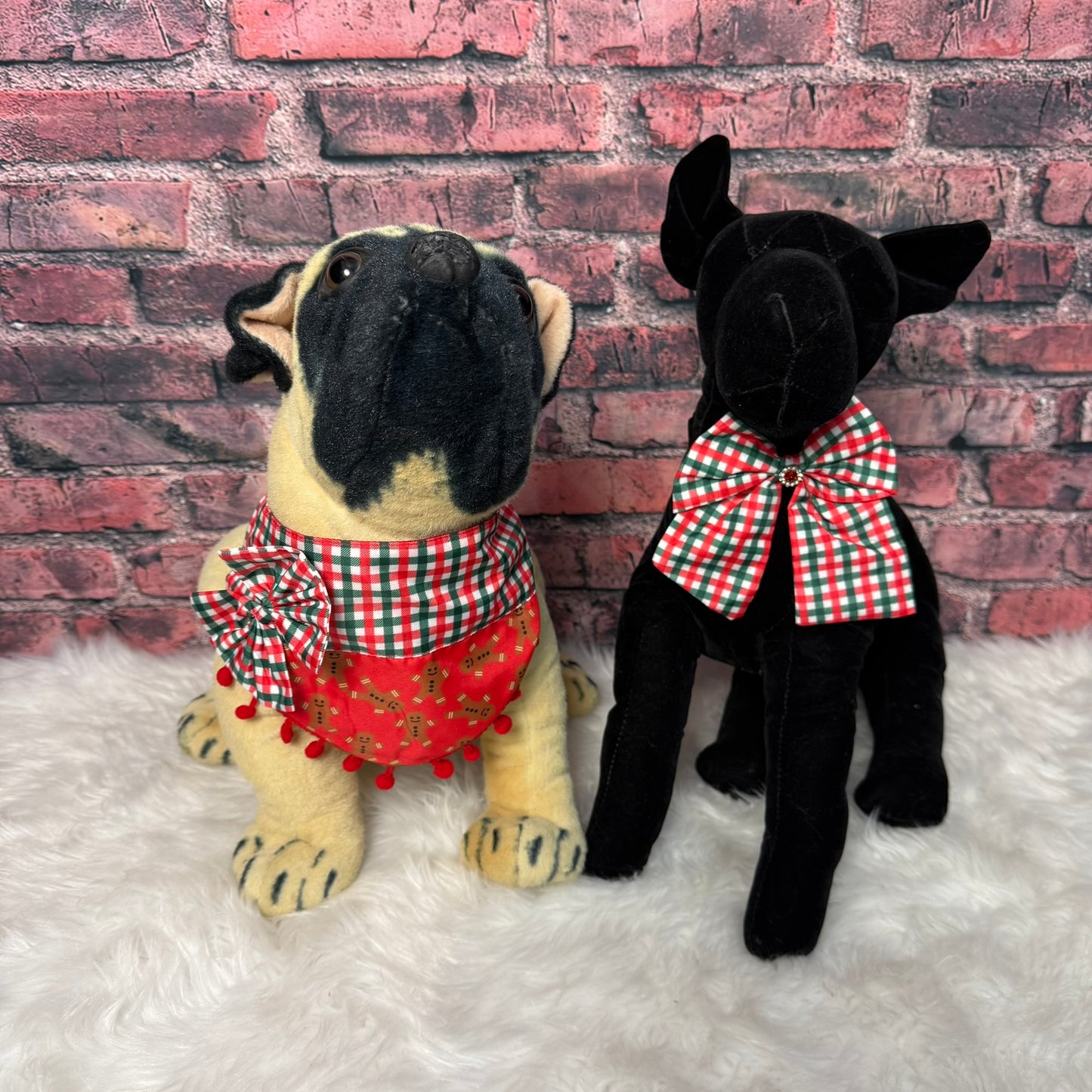 RED GREEN CHECK GINGERBREAD OTC 4 PACK