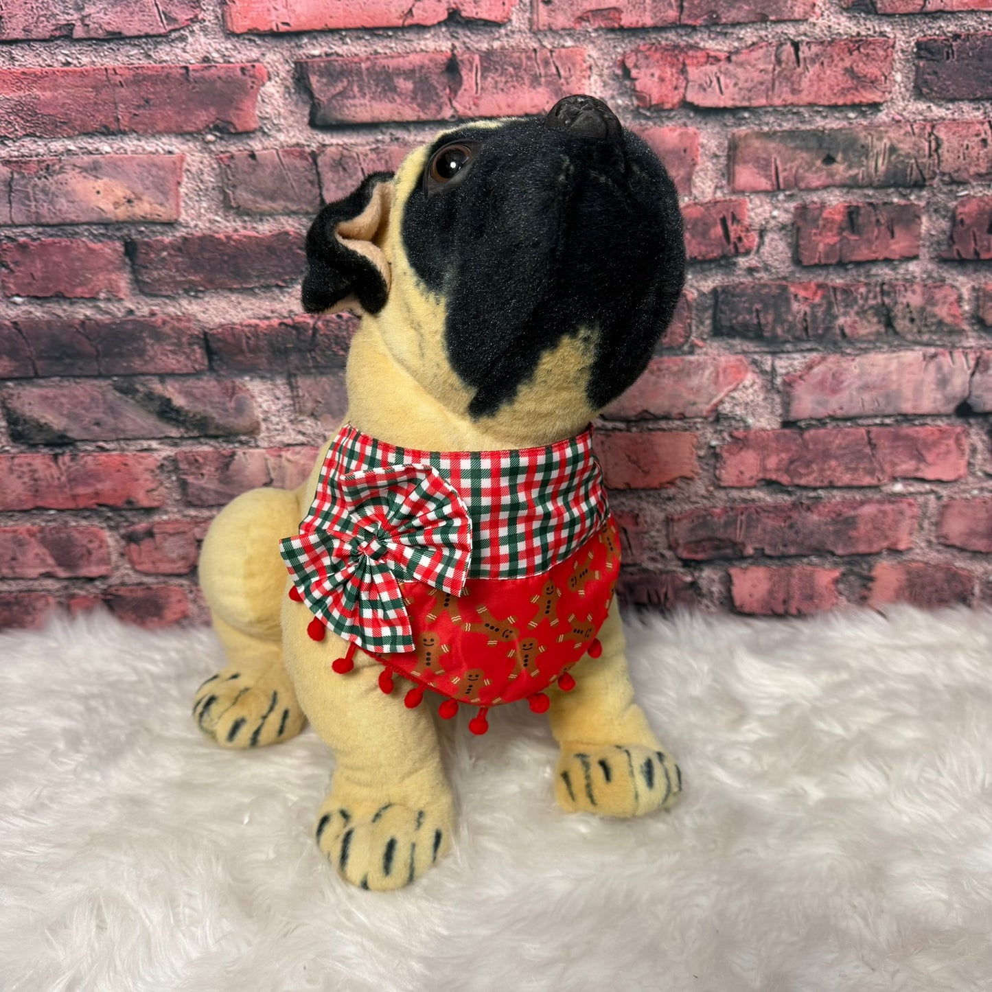 RED GREEN CHECK GINGERBREAD OTC 4 PACK