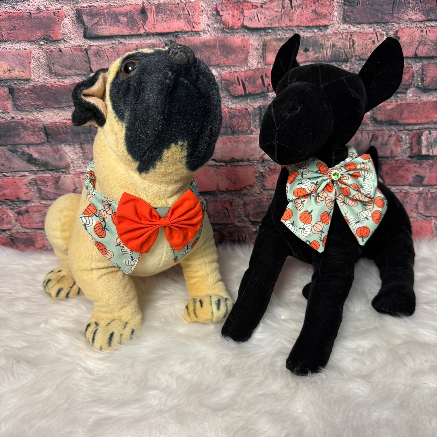 MINT PUMPKIN BOWTIE W/TAILS 4 PACK