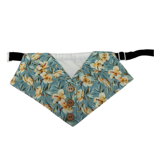 HAWAIIAN SHIRT BLUE FLORAL-4 PACK