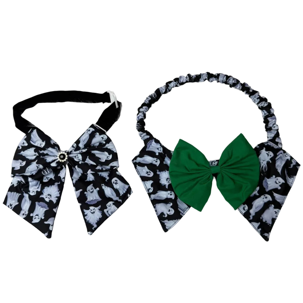 GHOST SHIRT COLLAR - GREEN BOWTIE - 4 PACK