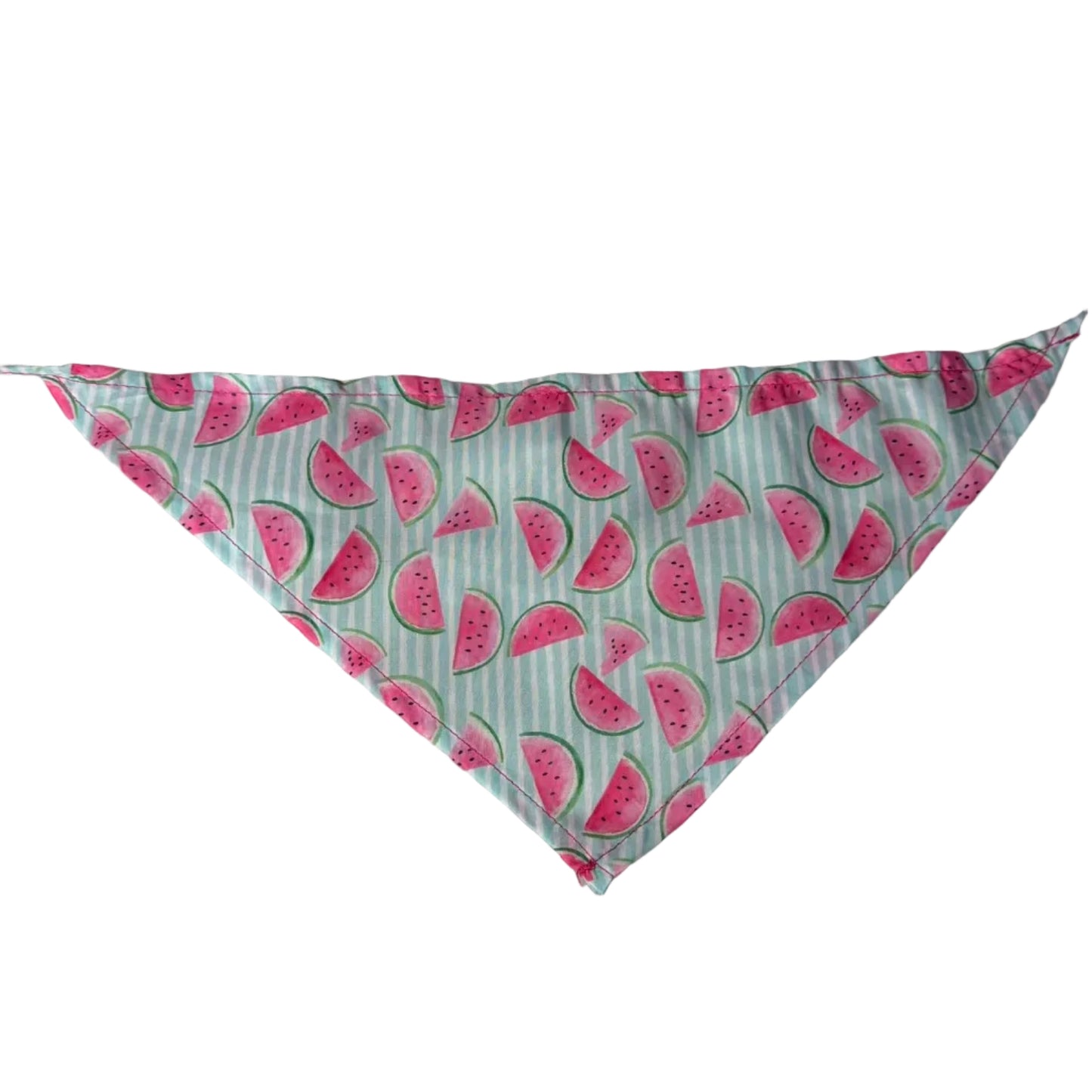 NEW STRIPED WATERMELLON BANDANA SMALL-10 PACK