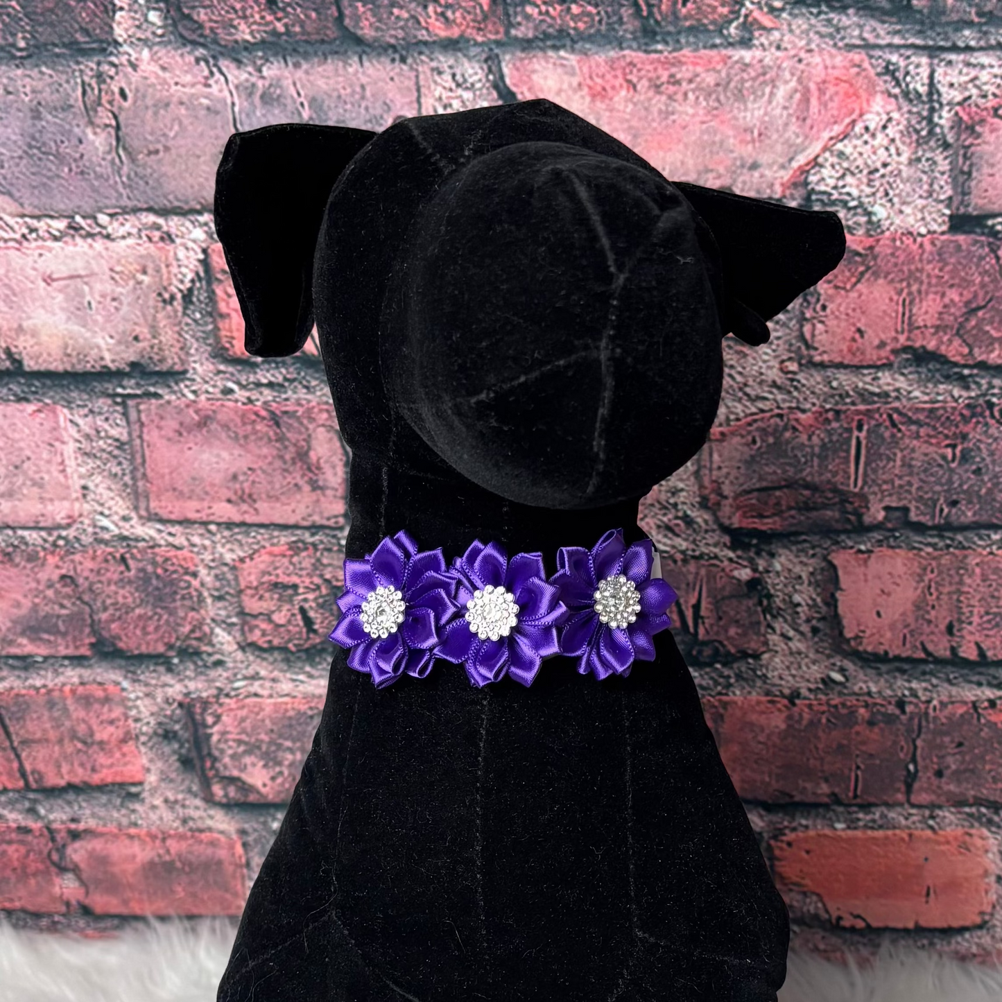 TRIPLE BLING NECKBAND - PURPLE - 6 PACK