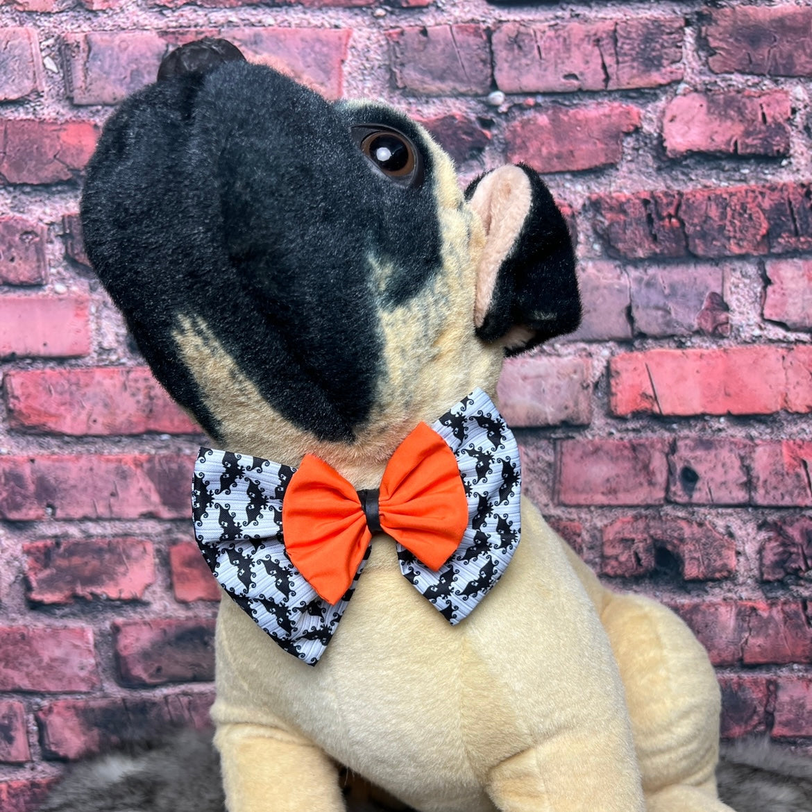 BATS PRINT BOW TIE 6 PACK