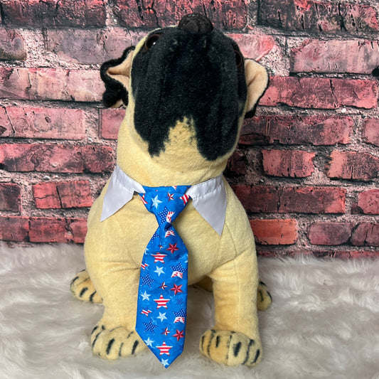 PATRIOTIC SHIRT COLLAR AND TIE -M/L- 4 PACK