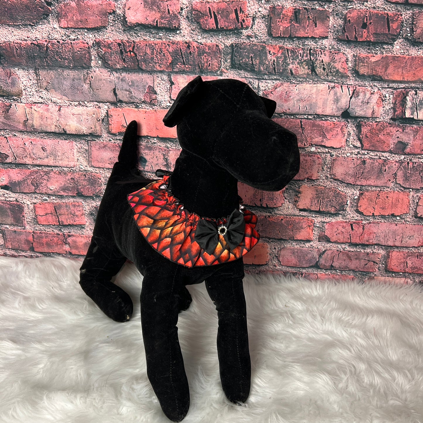 LIVE *ORANGE SCALES TIE ON RUFFLE 5 PACK