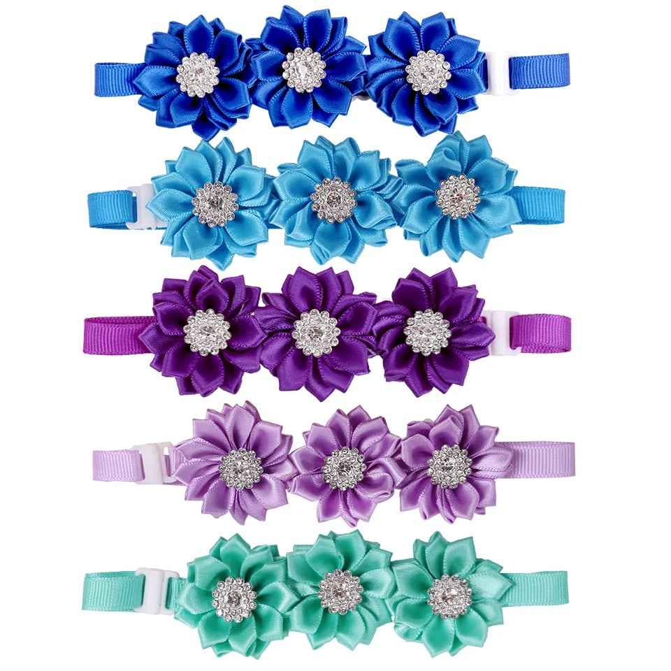 Triple bling neck band PINK 6 pack