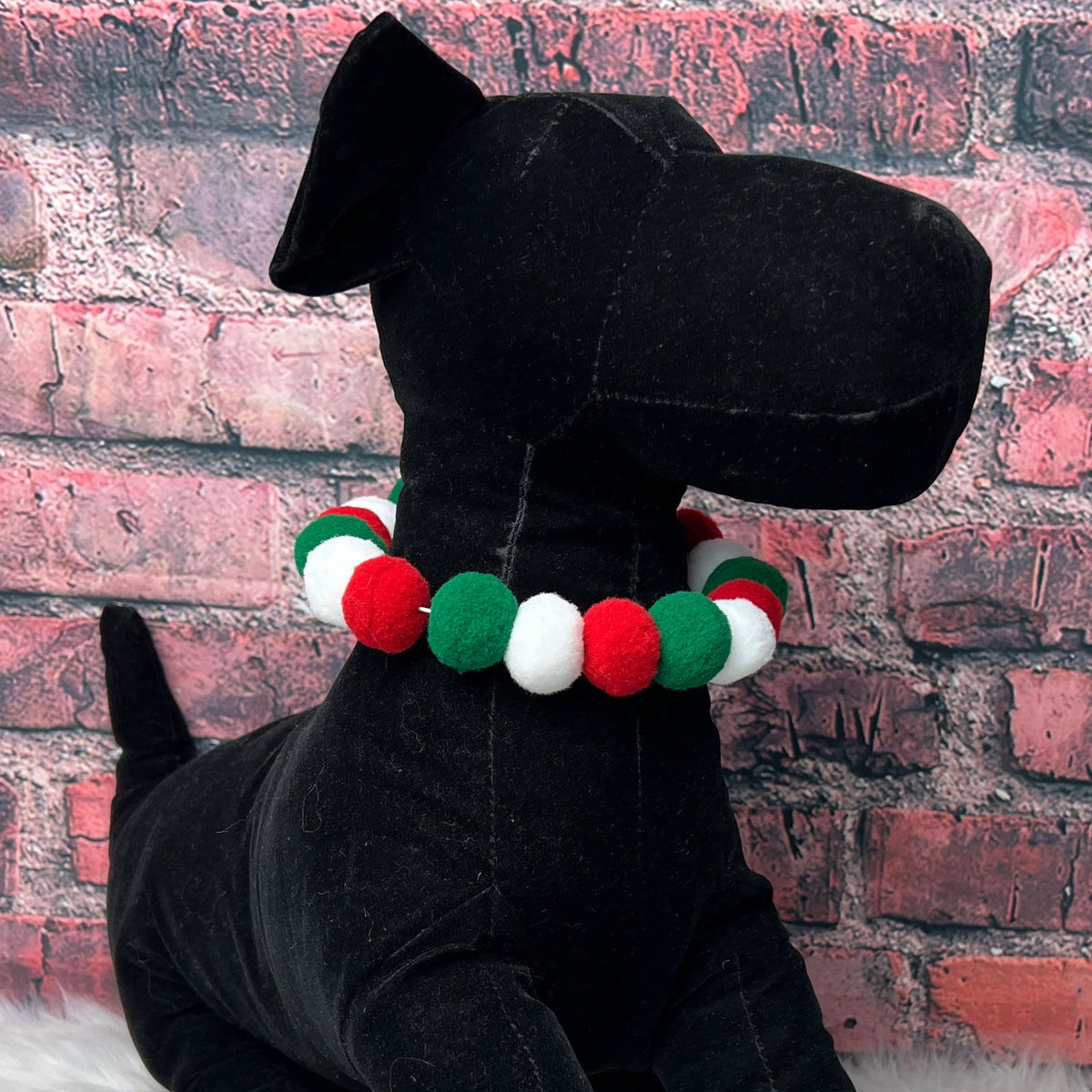 CHRISTMAS POMPOM SMALL 4 PACK