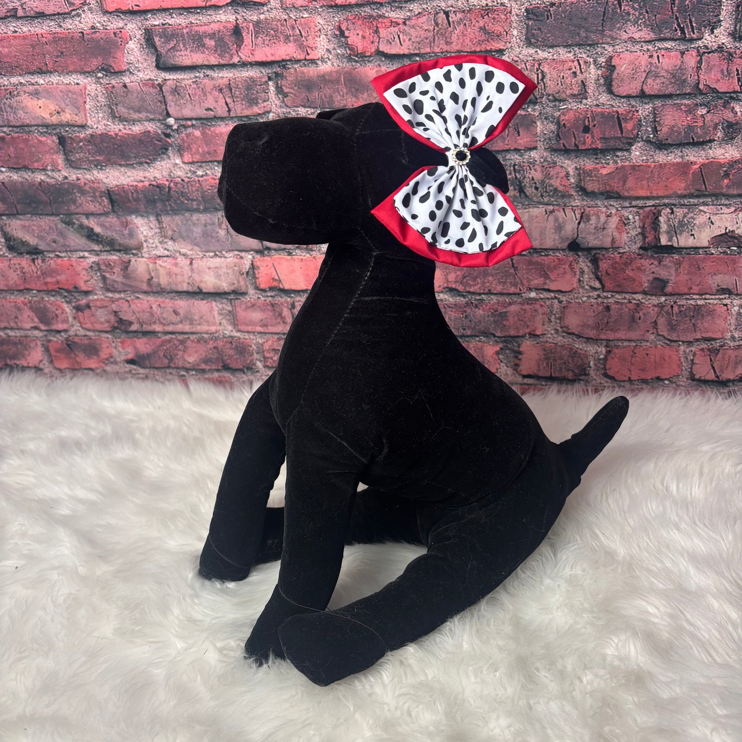 Dalmations Oversized Bow- 6 Pack