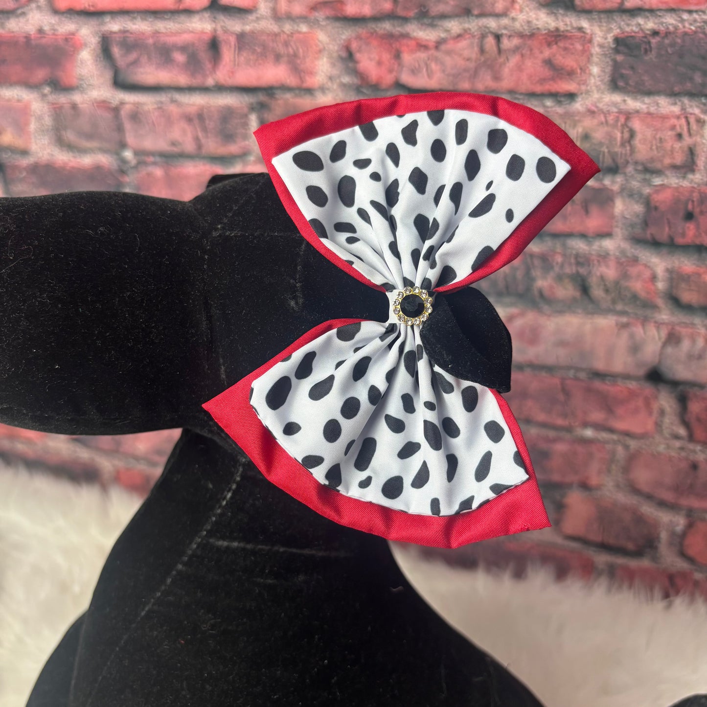 Dalmations Oversized Bow- 6 Pack