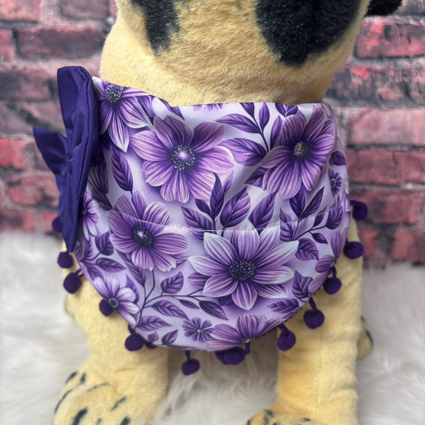 Purple Floral OTC BANDANA - 4 Pack