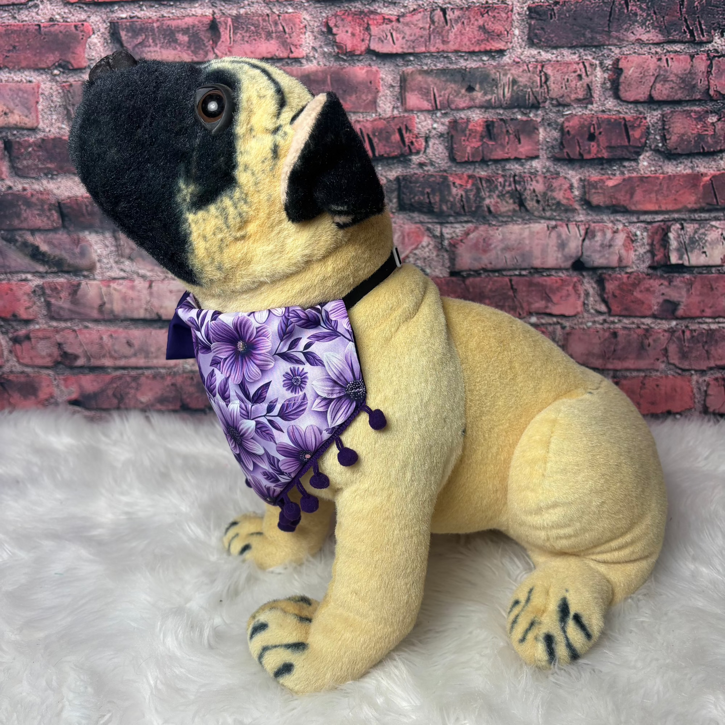 Purple Floral OTC BANDANA - 4 Pack