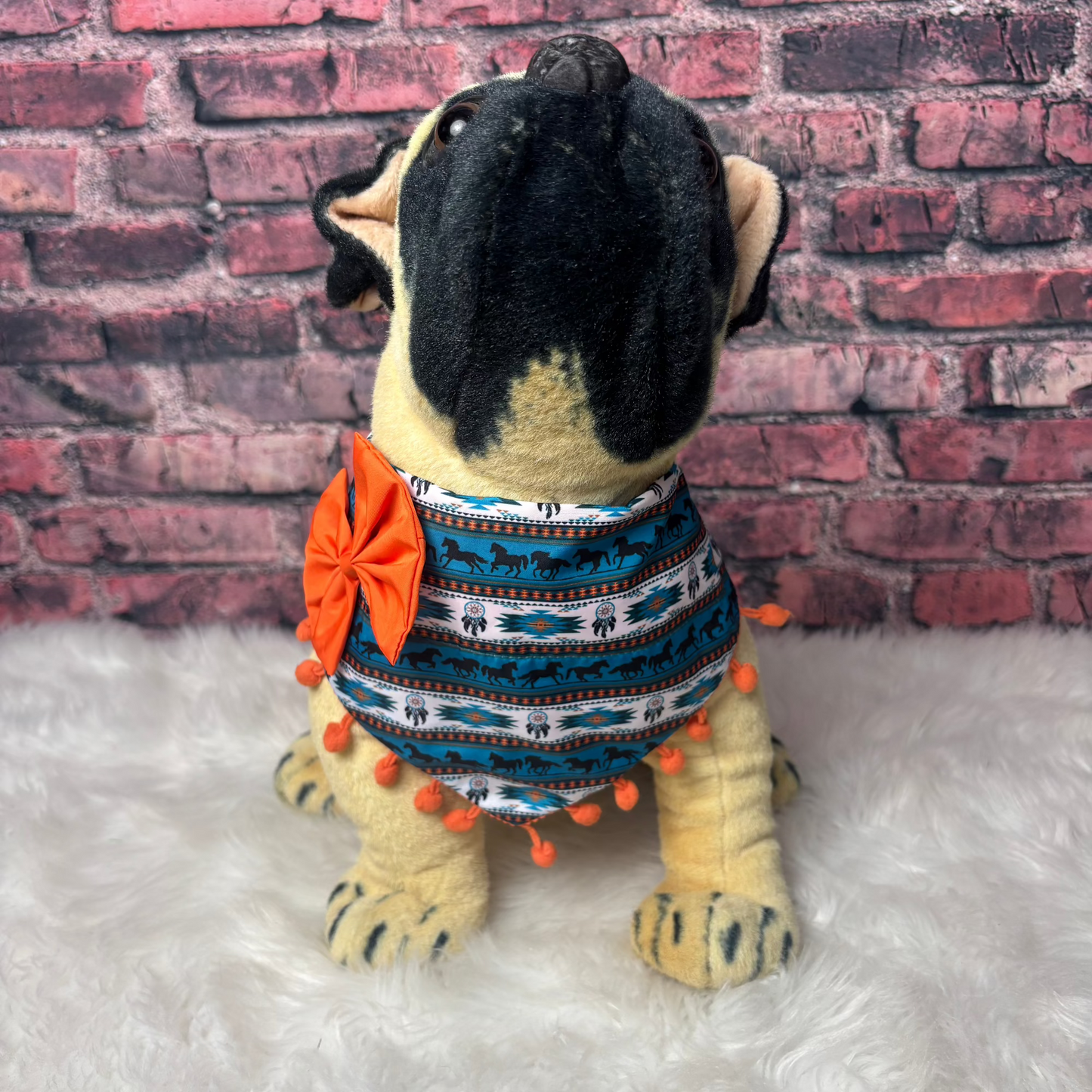 Southwest OTC BANDANA with poms - 4 Pack