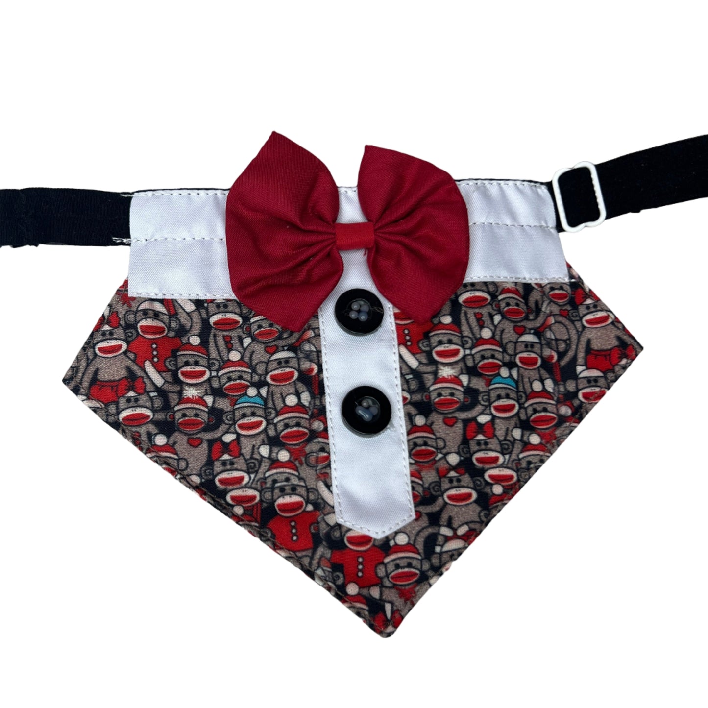 SOCK MONKEY BIB 4 PACK