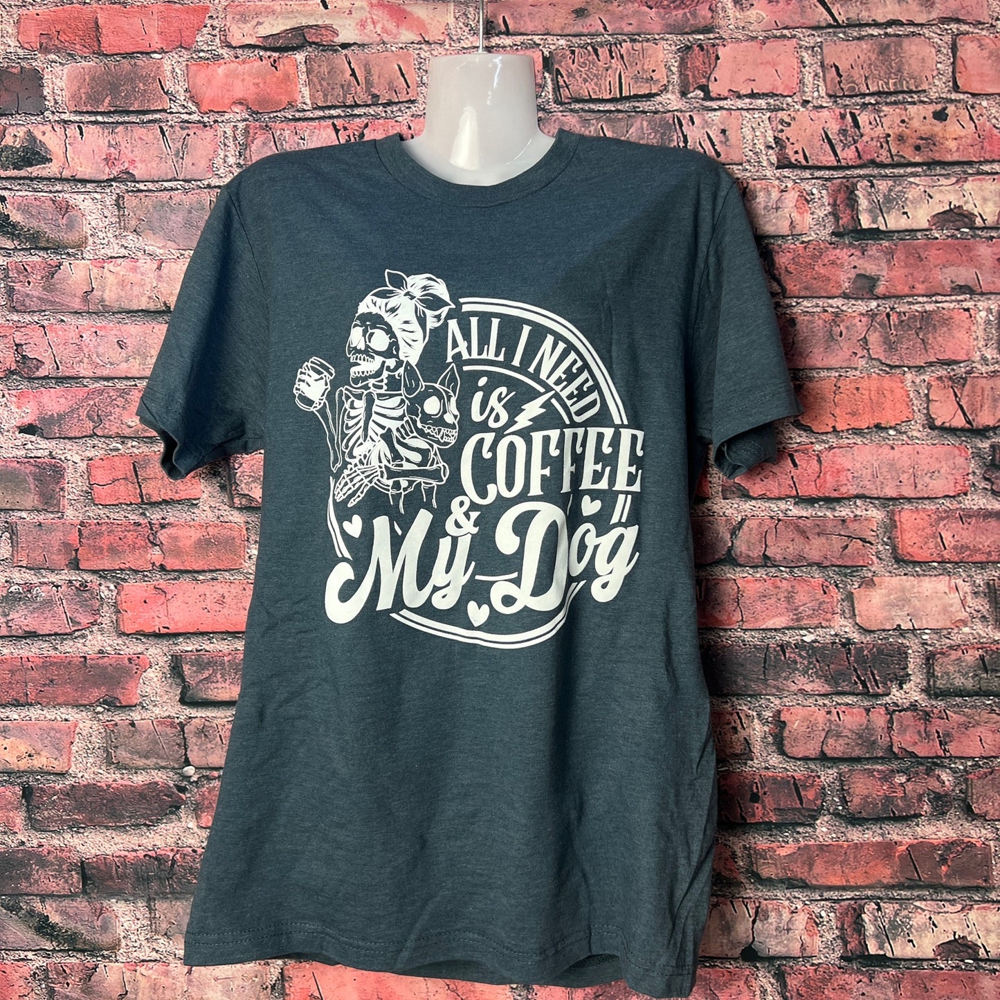 COFFEE AND MY DOG T- SHIRT