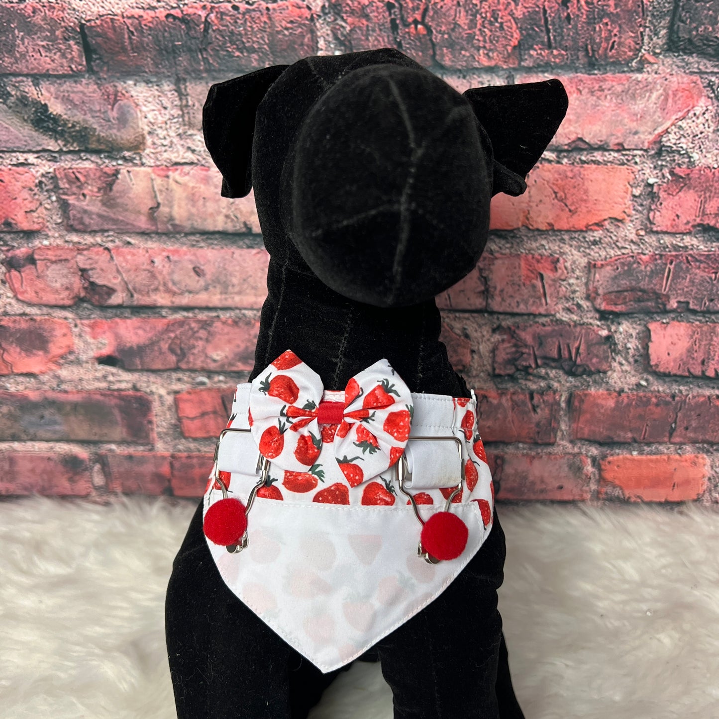 STRAWBERRY OVERALL BIB- 4 PACK