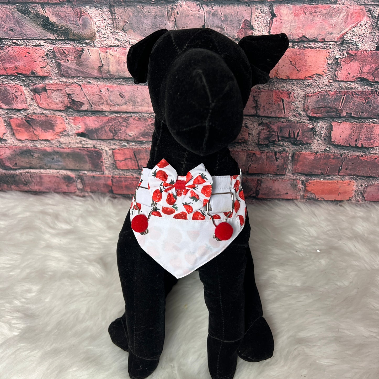 STRAWBERRY OVERALL BIB- 4 PACK