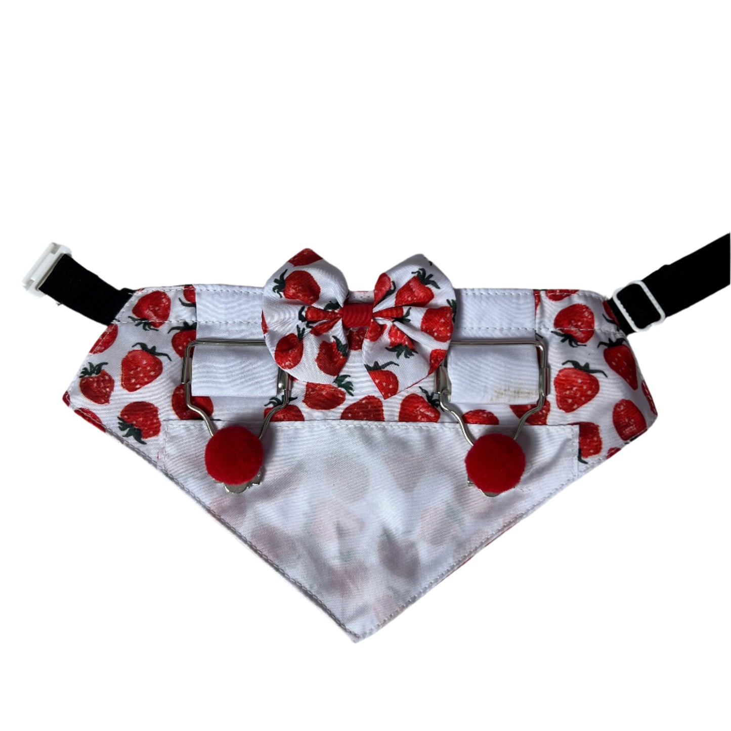 STRAWBERRY OVERALL BIB- 4 PACK