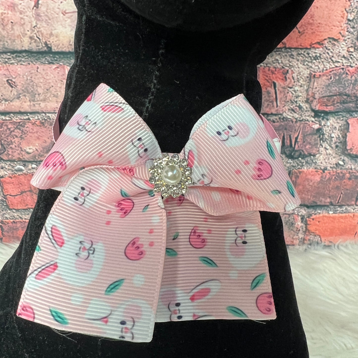 PINK BUNNY RIBBON NECKBAND-5 PACK