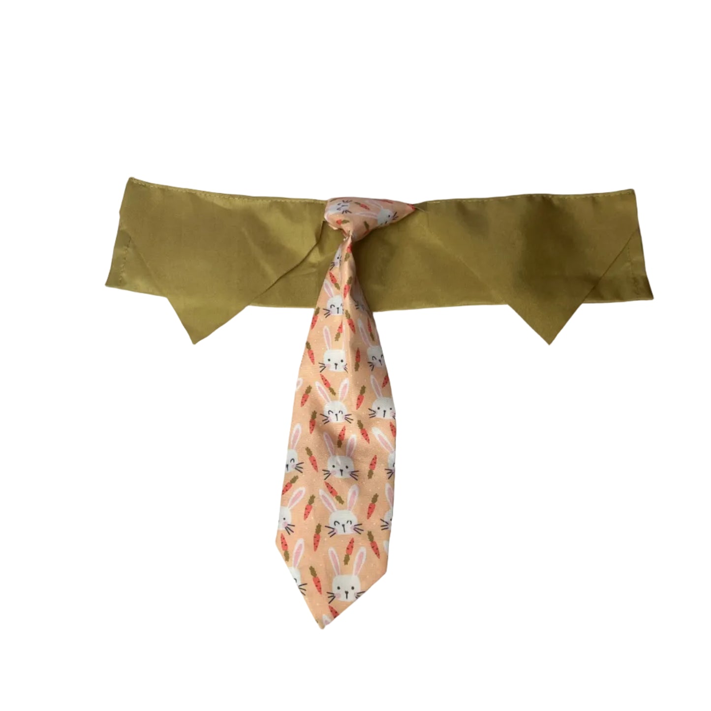 NEW ORANGE BUNNY OTC TIE LARGE