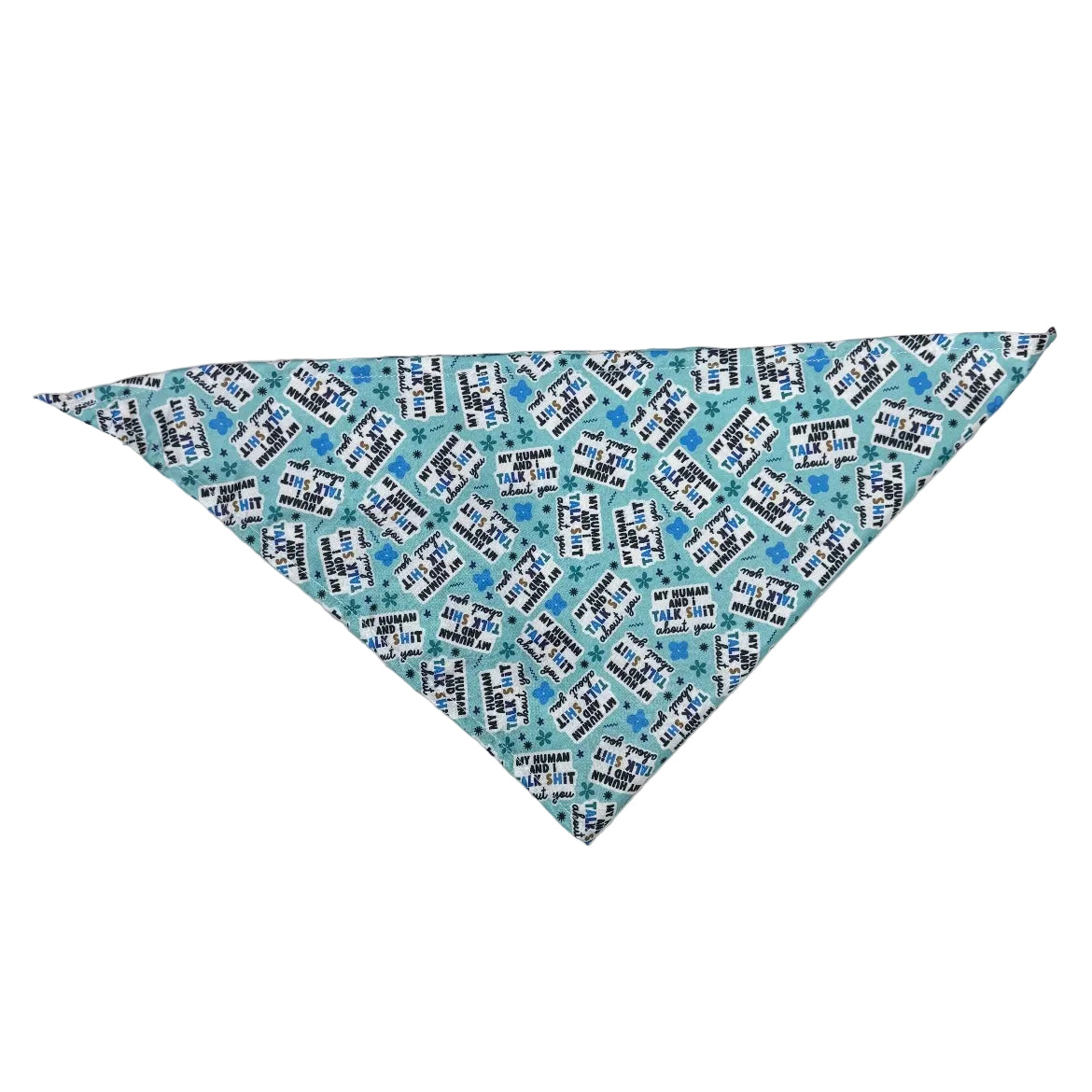 Talking Sh*t Bandand Blue -M/L 8 pack