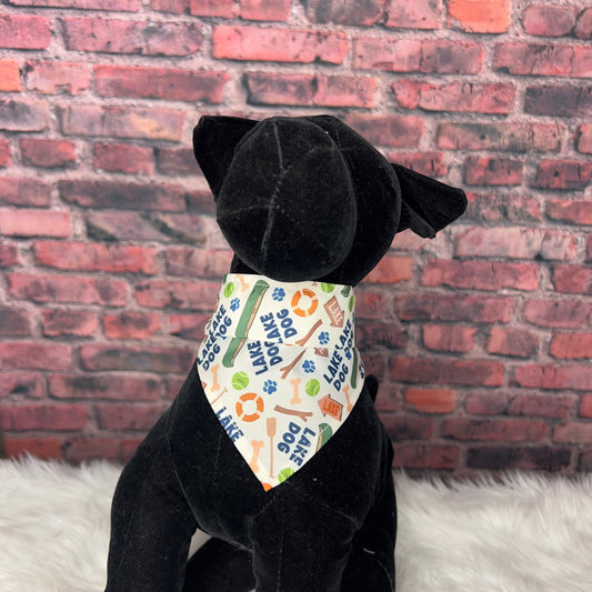 Lake Dog Bandana - 10 pack SMALL(16 INCH)