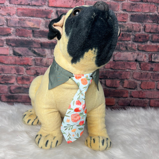 Coral Rose Shirt Collar Tie - M/L - 4 pk