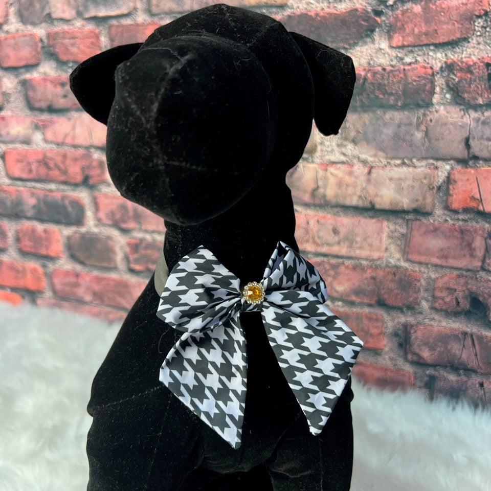 TINY GIRL HOUNDSTOOTH BOWTIE/TAILS 6 PACK