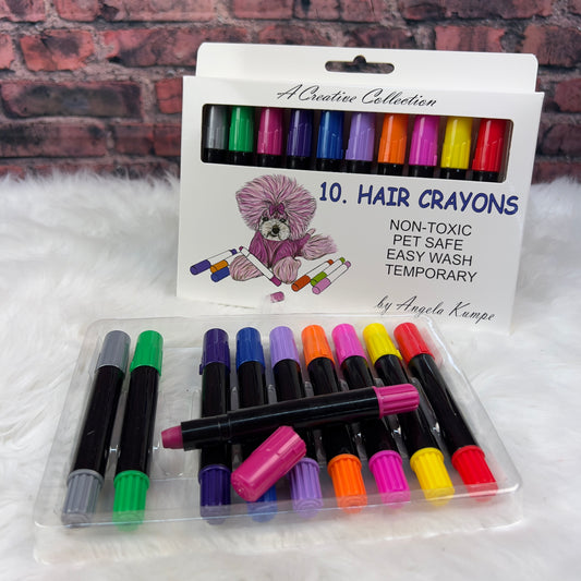 HAIR CRAYONS 10 PACK