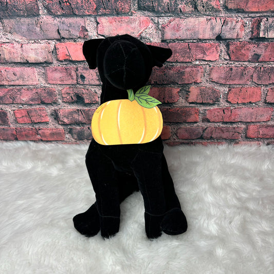 FELT PUMPKIN BIBS 6 PACK