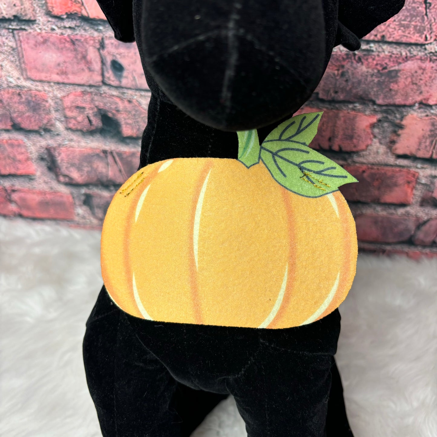 FELT PUMPKIN BIBS 6 PACK