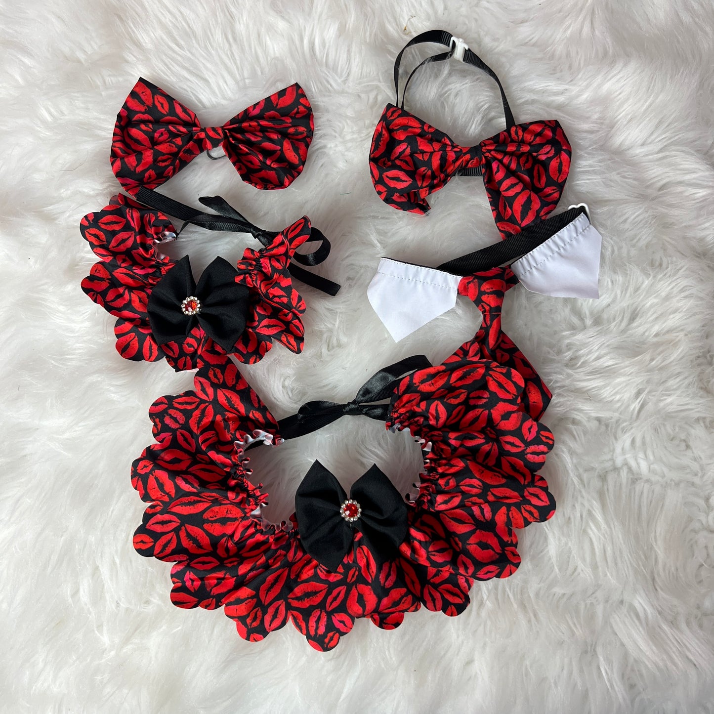 KISS THIS TIE-ON RUFFLE M/L 5 pack